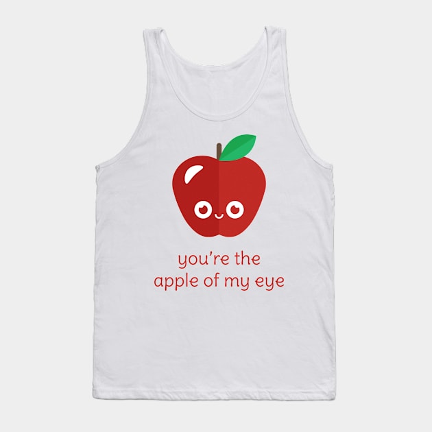 You're the Apple of My Eye Tank Top by slugbunny